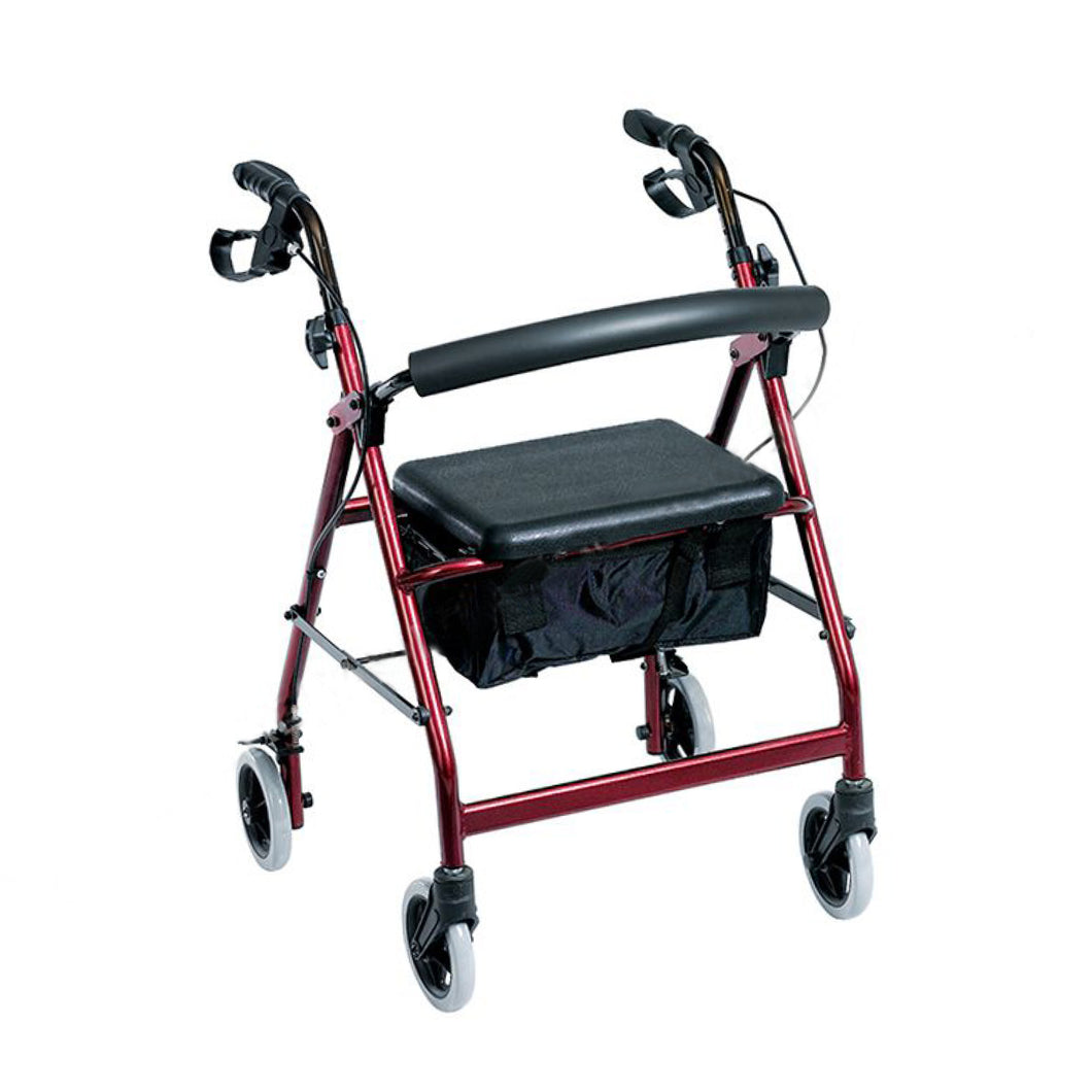 Aluminium Handbrake Rollator 6